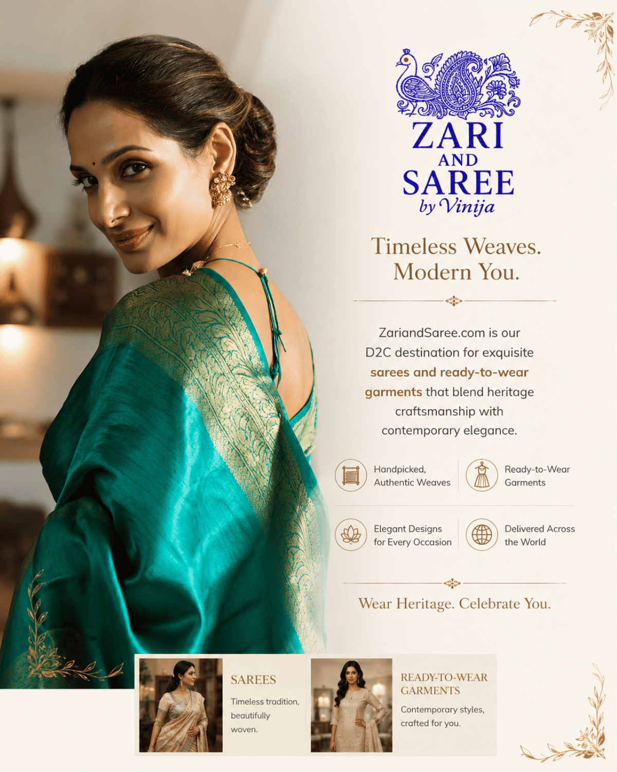 Zari and Saree Garment Showcase